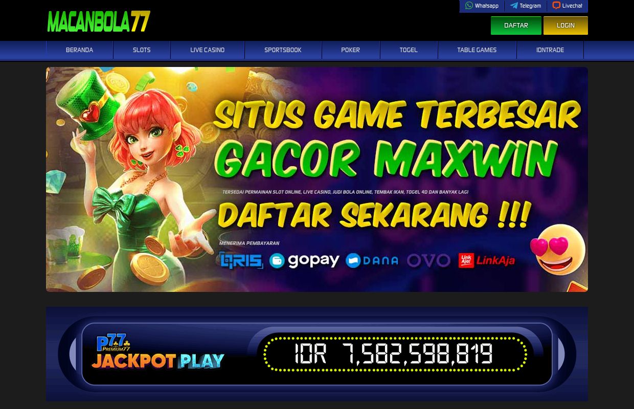 Macanbola77 | Rekomendasi Agen Taruhan Bola Terbaik 2024