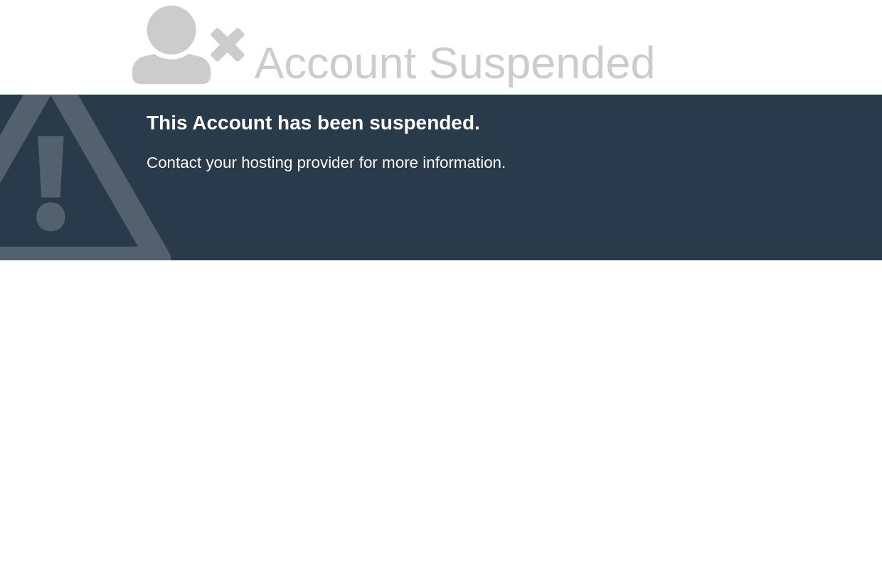 Account Suspended