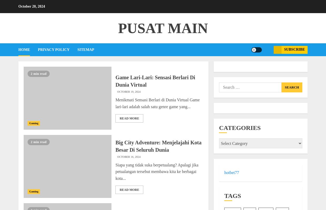 Pusat main