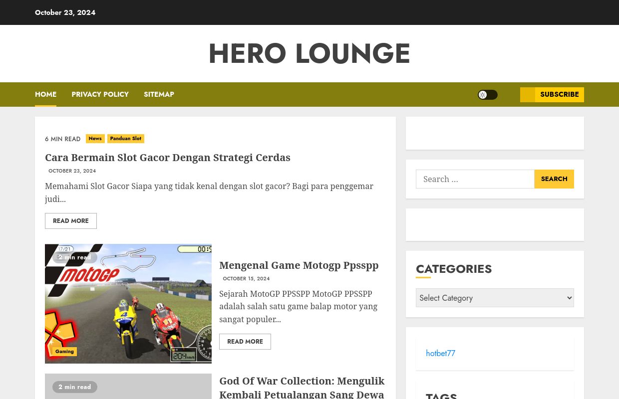 Hero lounge