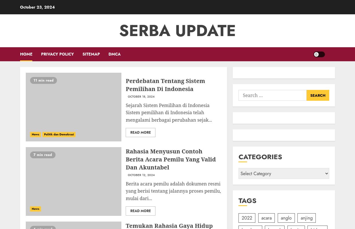 Serba update