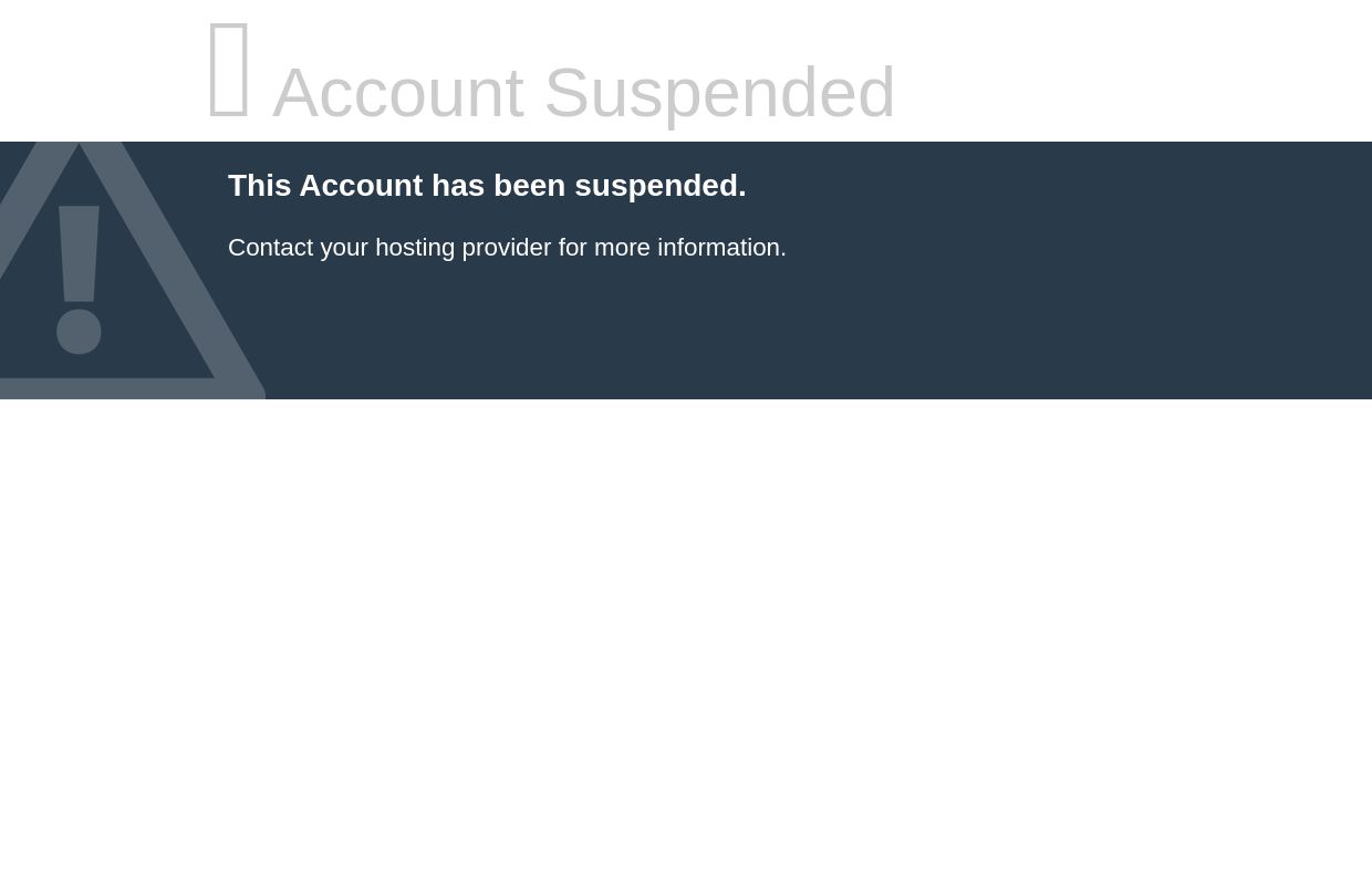 Account Suspended