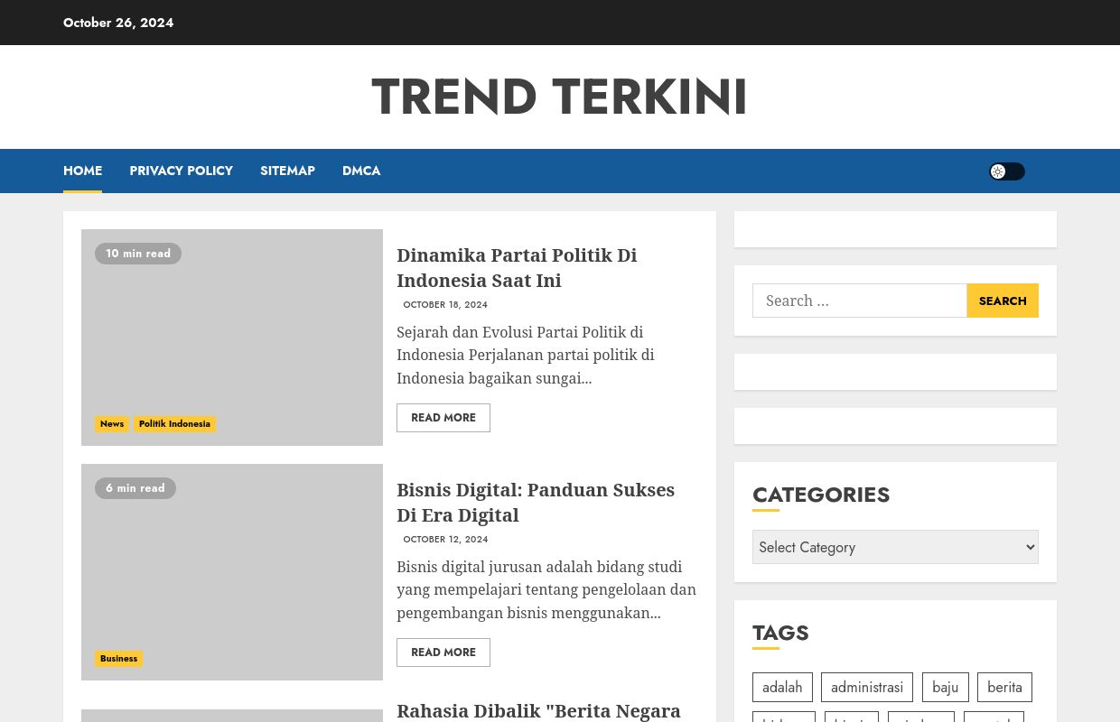 Trend terkini