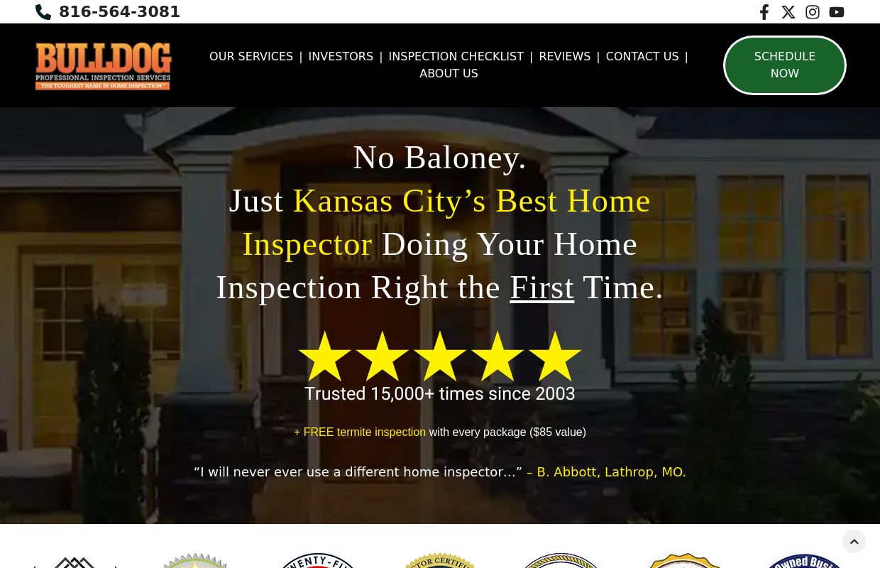 ⭐ Best Home Inspector In Kansas City | #1 Building Inspector