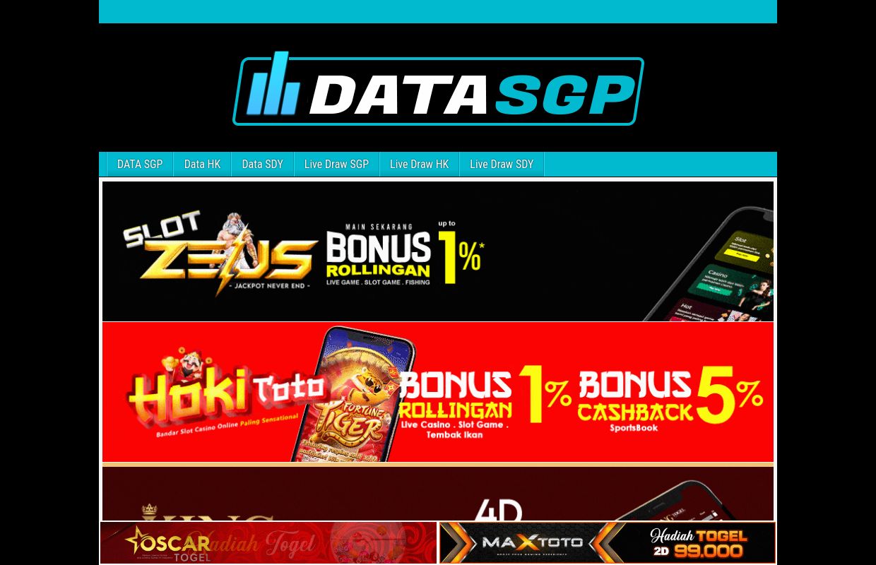 Data SGP » Pengeluaran Singapore Pools Lengkap