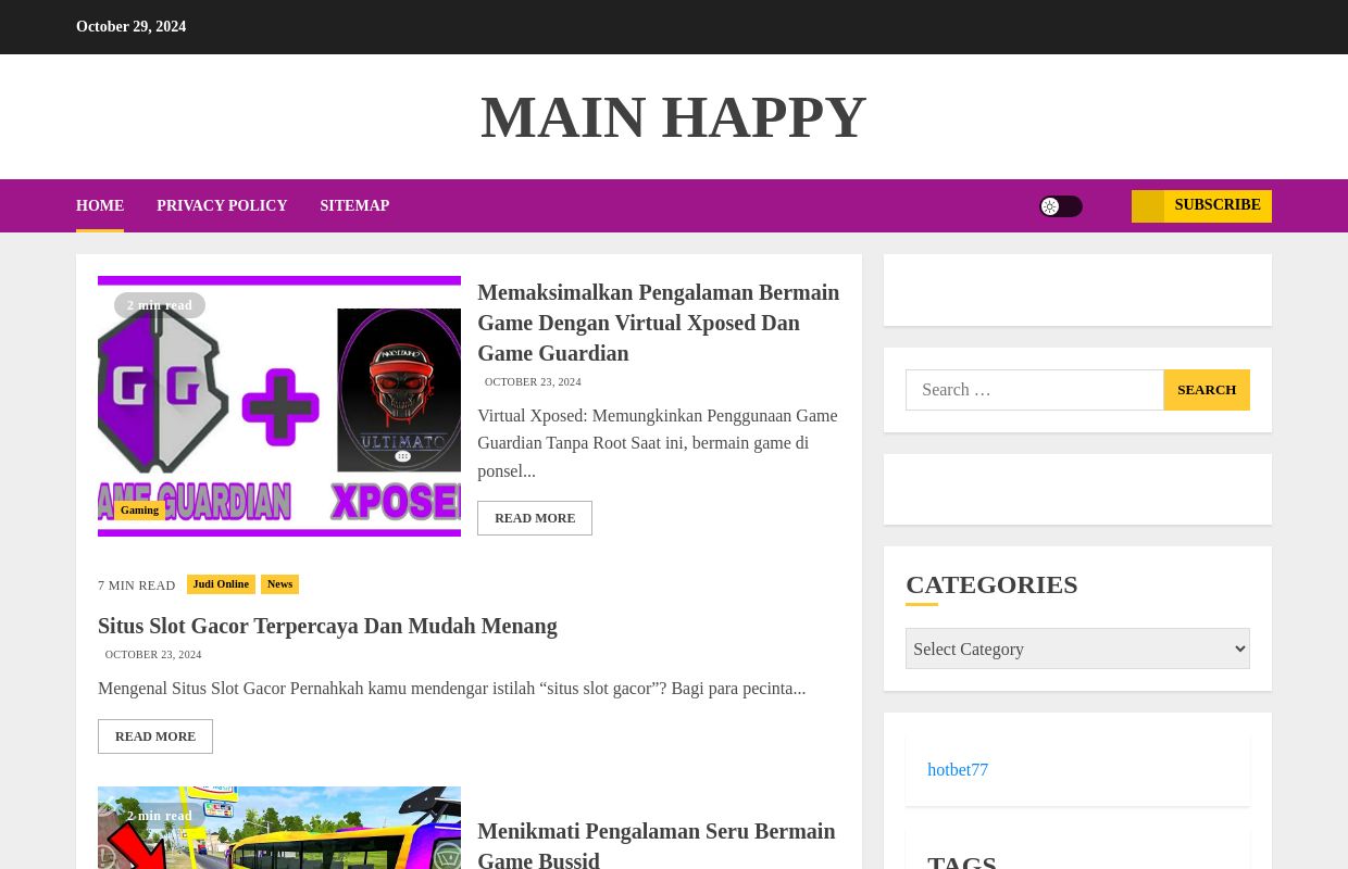 Main happy