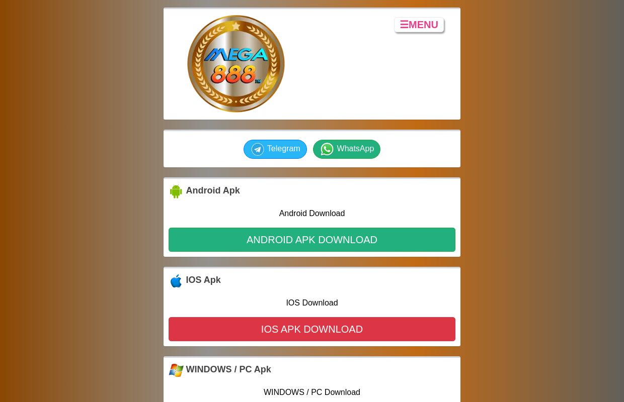 Mega888 Apk 2024 Download iOS & Android Original Terbaru 