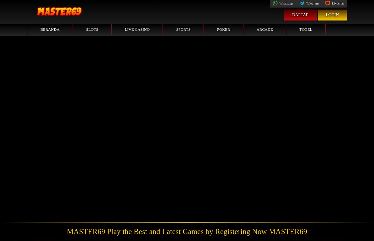 MASTER69 Play the Best and Latest Games by Registering Now MASTER69