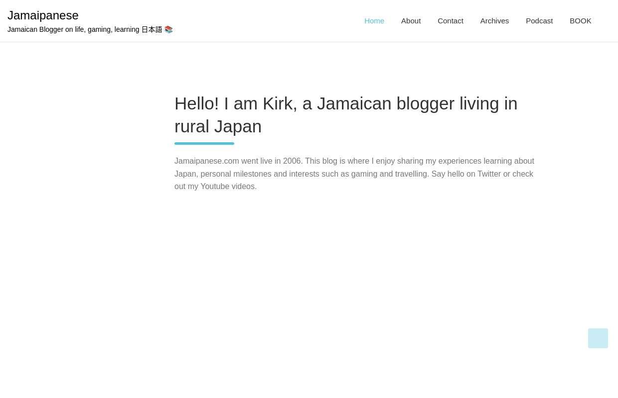 Jamaican blogger living in rural Japan - Jamaipanese