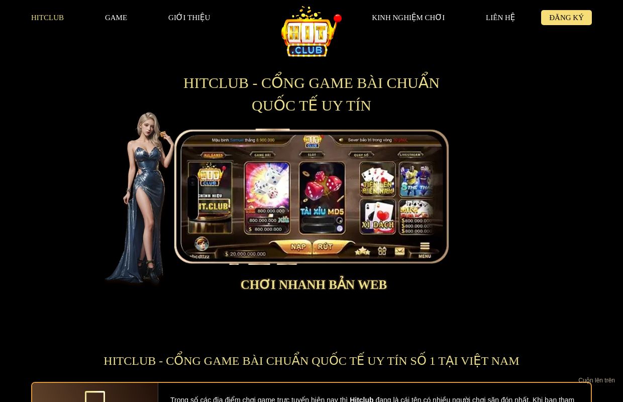 HitClub | Cổng Game Đánh Bài Hit Club Đẳng Cấp Quốc Tế