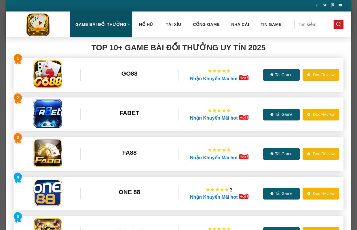 Top 10+ Tựa game bài đổi thưởng uy tín số 1 Việt Nam 2024