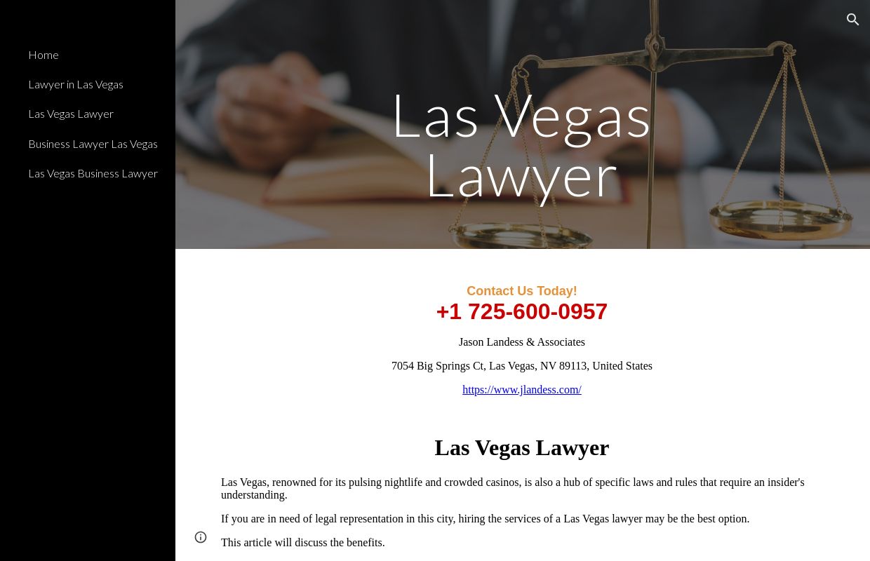 Jason Landess & Associates - Las Vegas Lawyer