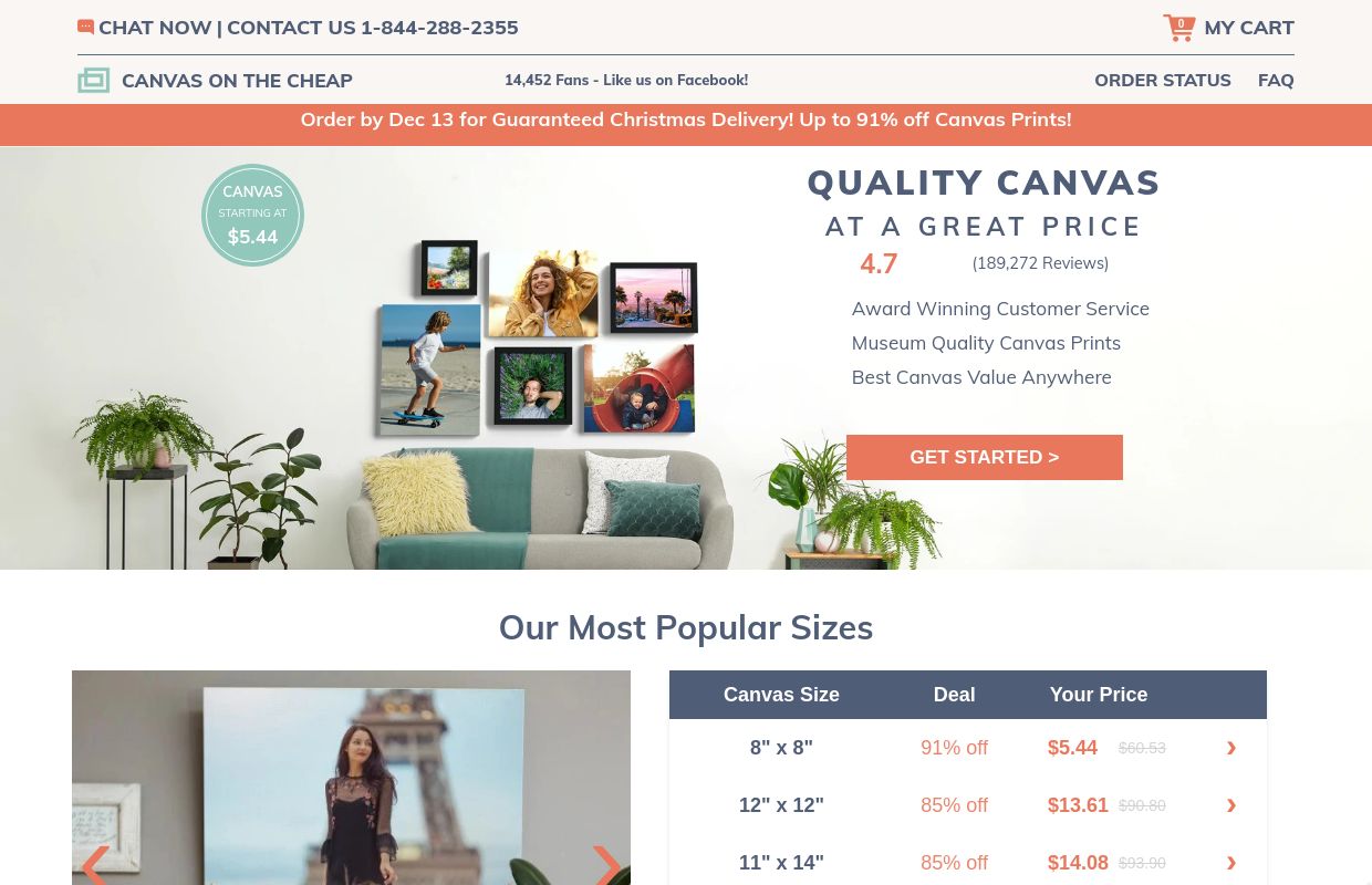 Canvas Prints - Photos to Canvas Prints | Up to 91% OFF