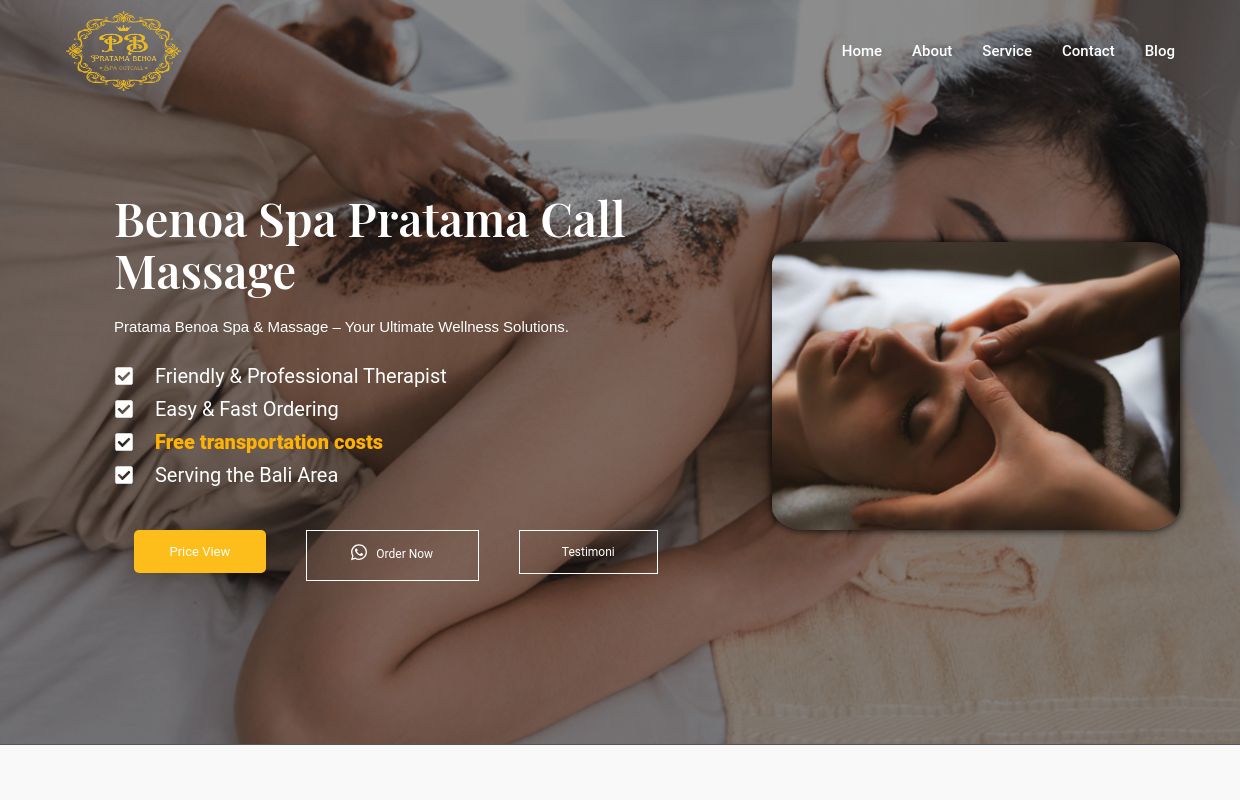 Penyedia jasa massage panggilan dengan terapis profesional 