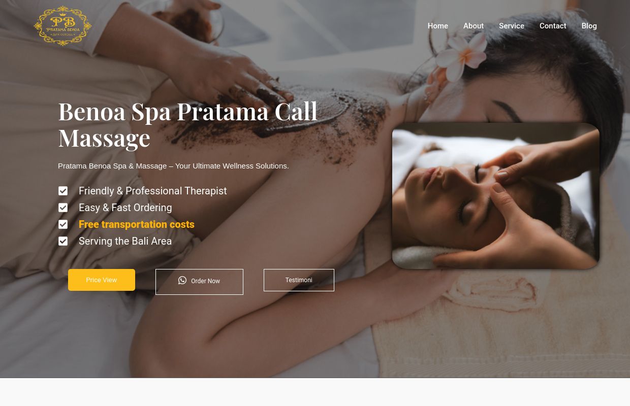 Penyedia jasa massage panggilan dengan terapis profesional 
