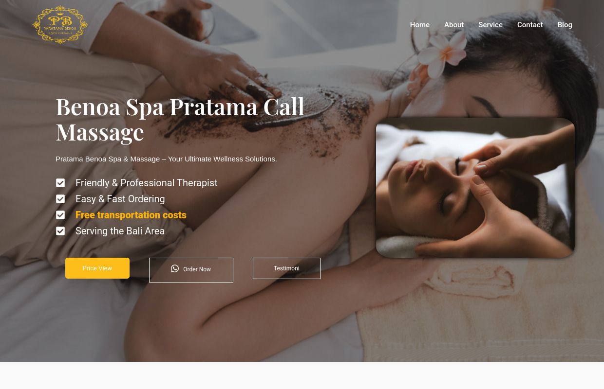 Penyedia jasa massage panggilan dengan terapis profesional 