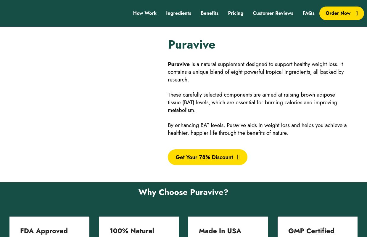 Puravive™ (Official) | Get $ 120 Off Today Only | Buy Now