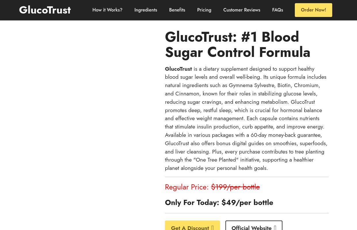 GlucoTrust™ USA | Best Supplement for Blood Sugar Levels