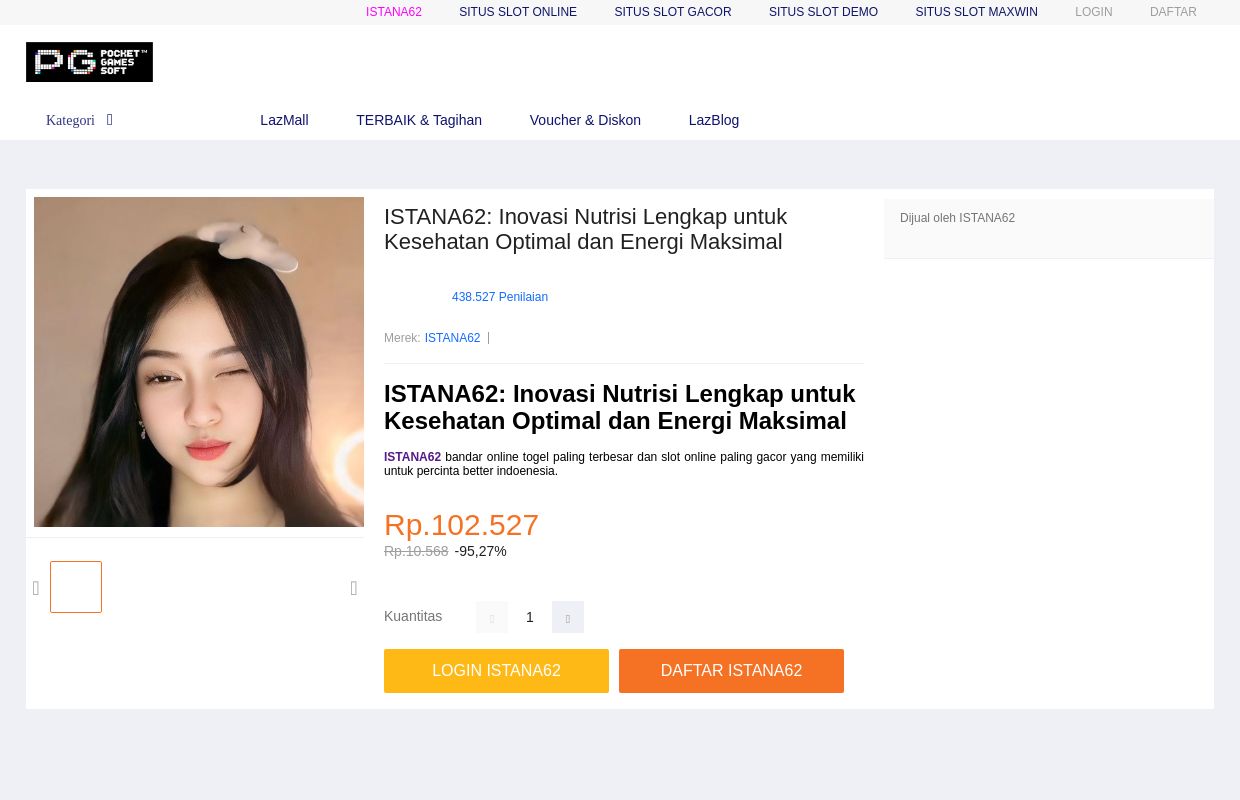 ISTANA62: Inovasi Nutrisi Lengkap untuk Kesehatan Optimal dan Energi Maksimal