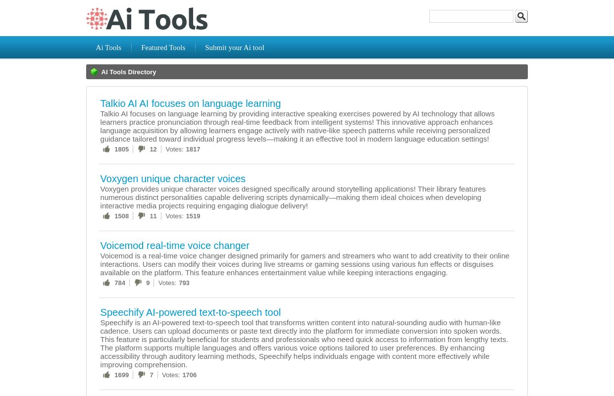 Ai tools | Best Ai Tools Directory  & Ai chat