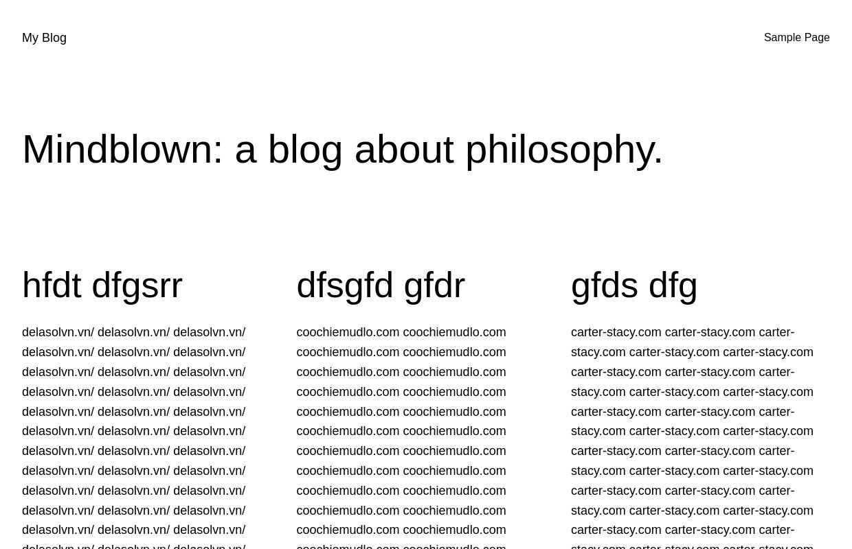 My Blog – My WordPress Blog