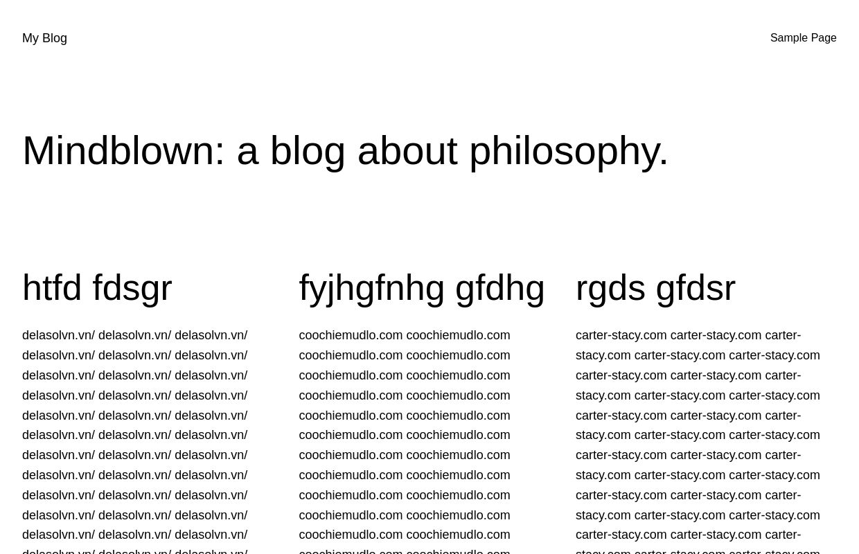 My Blog – My WordPress Blog