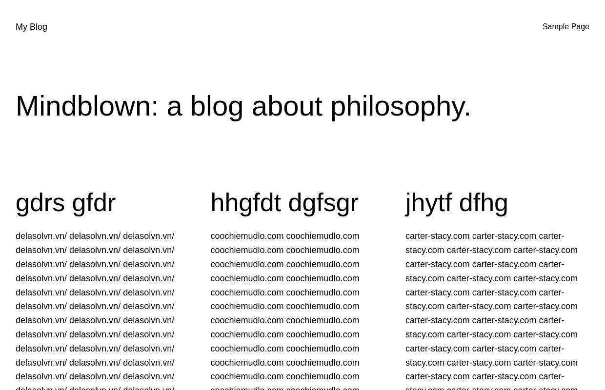 My Blog – My WordPress Blog