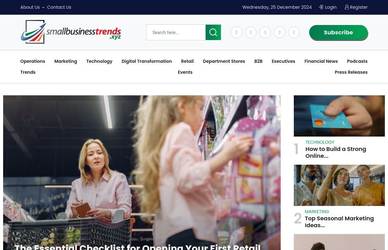 Parent Theme Home - retailbusinessjournal.com