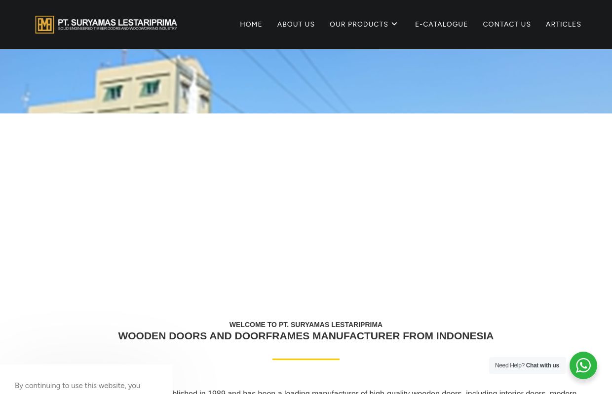 Home - PT. Suryamas Lestariprima | Wooden, Interior, Modern & French Doors Experts