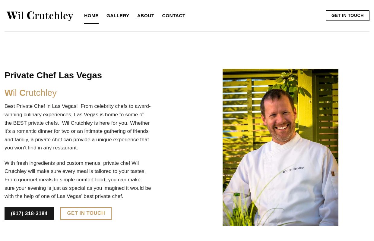 Private Chef in Las Vegas | Wil Crutchley