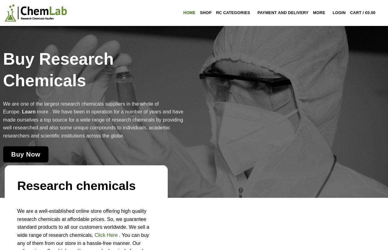 Home | ChemLab Research Chemicals