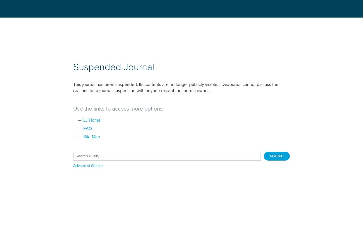 Suspended Journal
