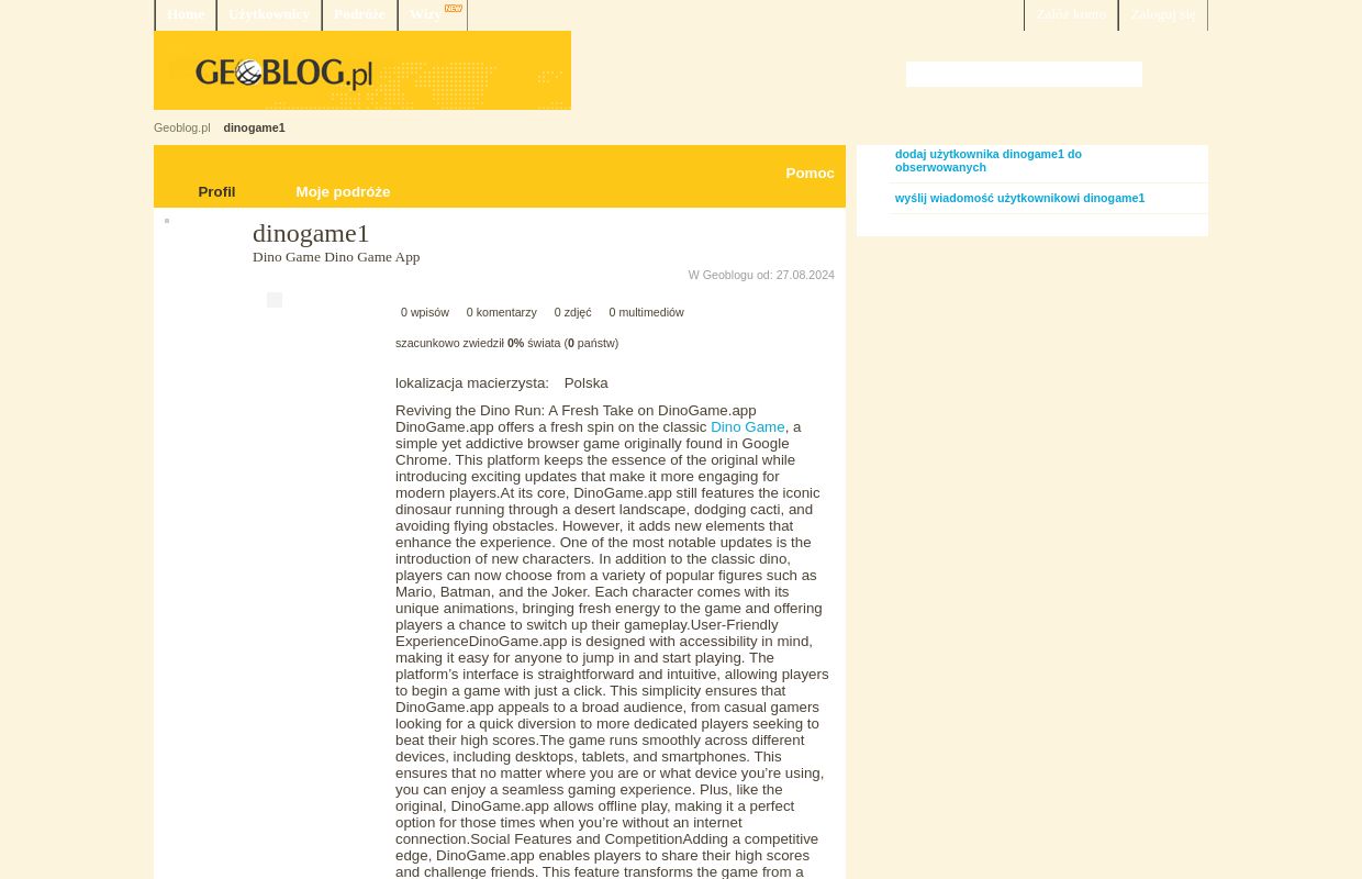 dinogame1 - Geoblog.pl