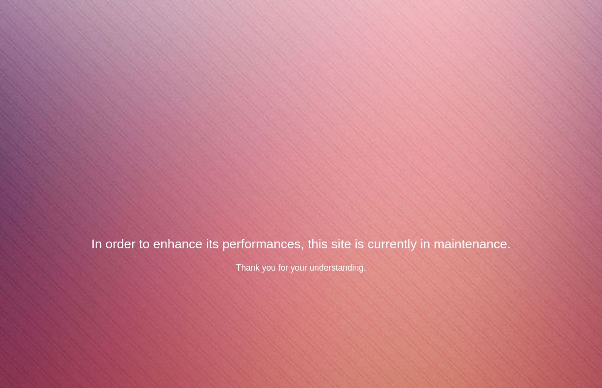 Website in maintenance