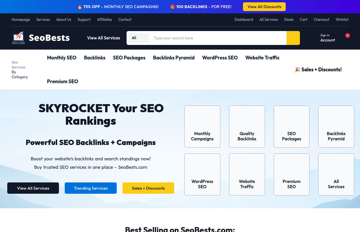 SeoBests.com - Buy Best SEO Backlinks - Boost Your Website’s Backlinks And Search Standings Now! Buy Trusted SEO Services