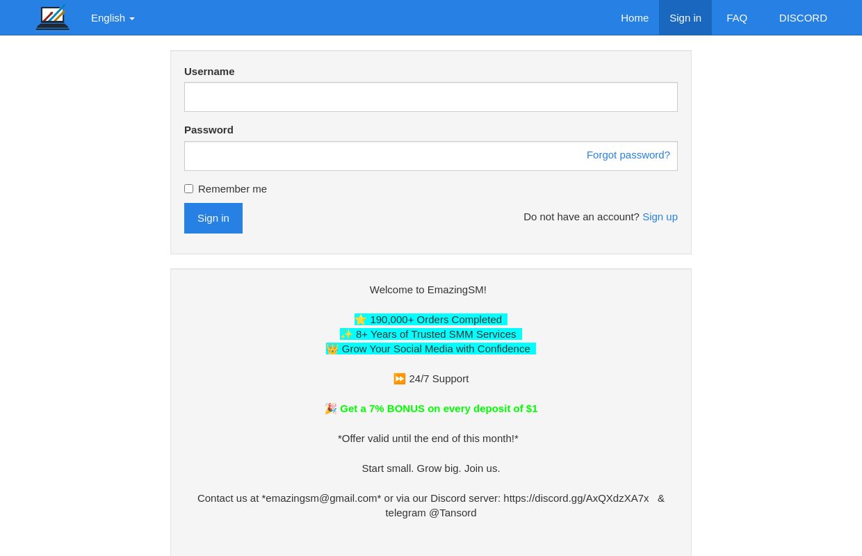 EmazingSM  Trusted SMM Panel Affordable Social Media Growth Services