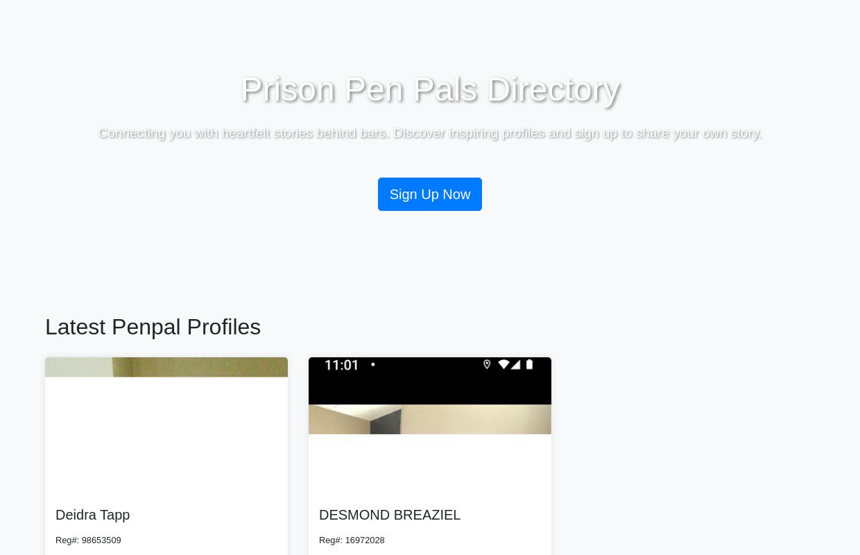 Prison Pen Pals Directory