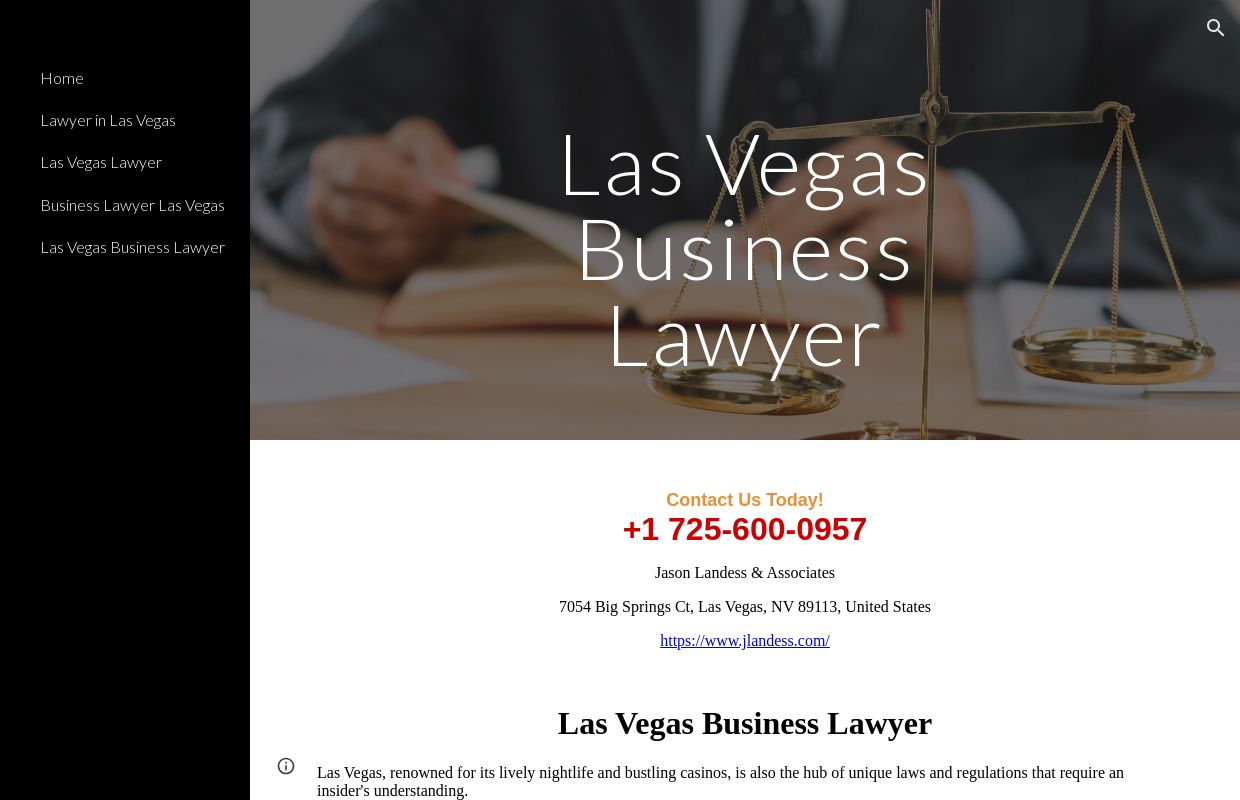 Jason Landess & Associates - Las Vegas Business Lawyer
