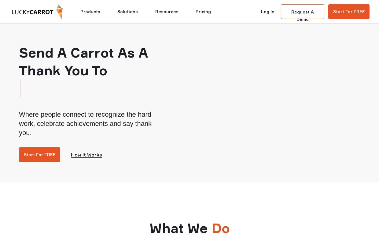 Recognition Platform | Lucky Carrot