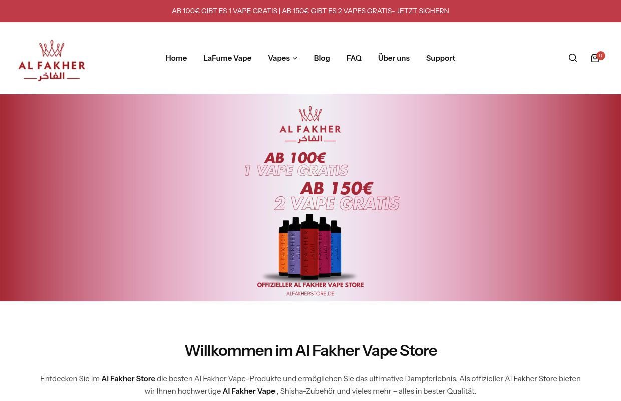 Al Fakher Vape - Offizieller Store DE