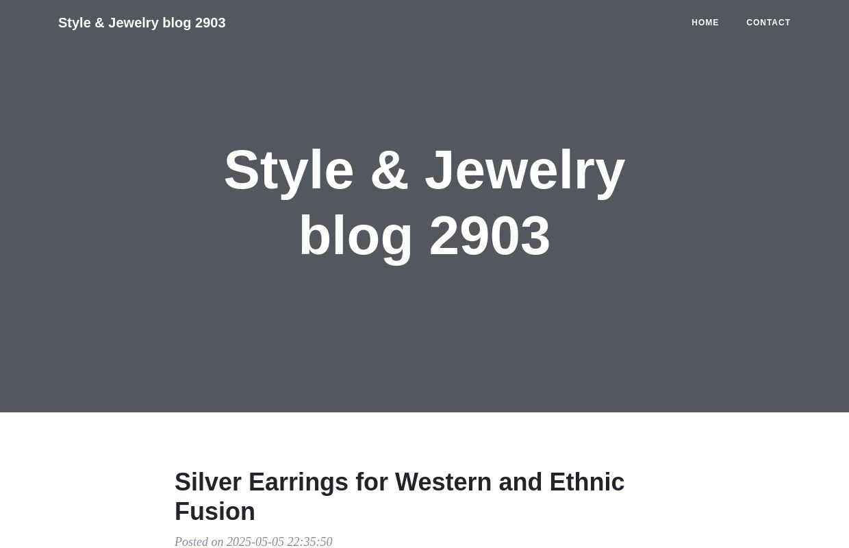 Style & Jewelry blog 2903 | Trexgame