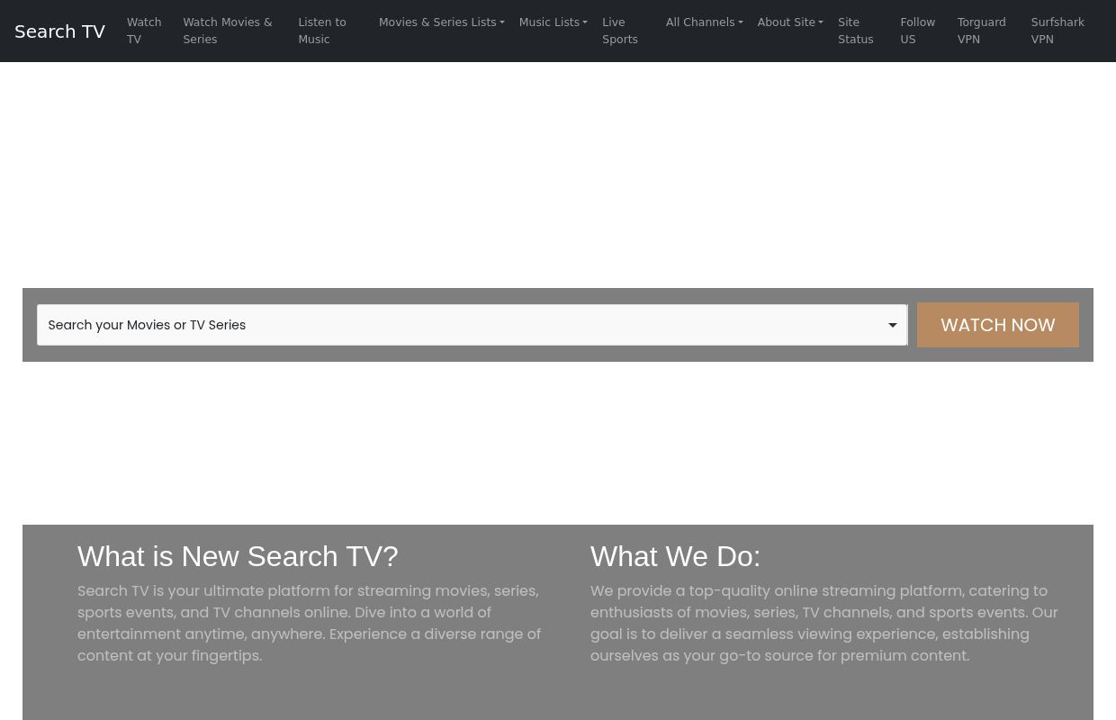 Search TV | Search your favorite Movies & TV Series