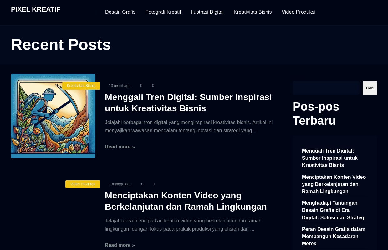 Pixel Kreatif » Ciptakan Tanpa Batas