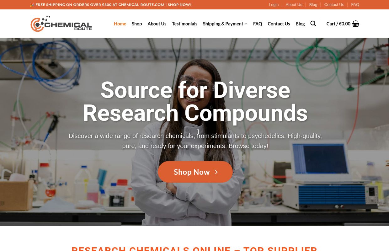 Research Chemical Supplier In Europe | Chemical Route