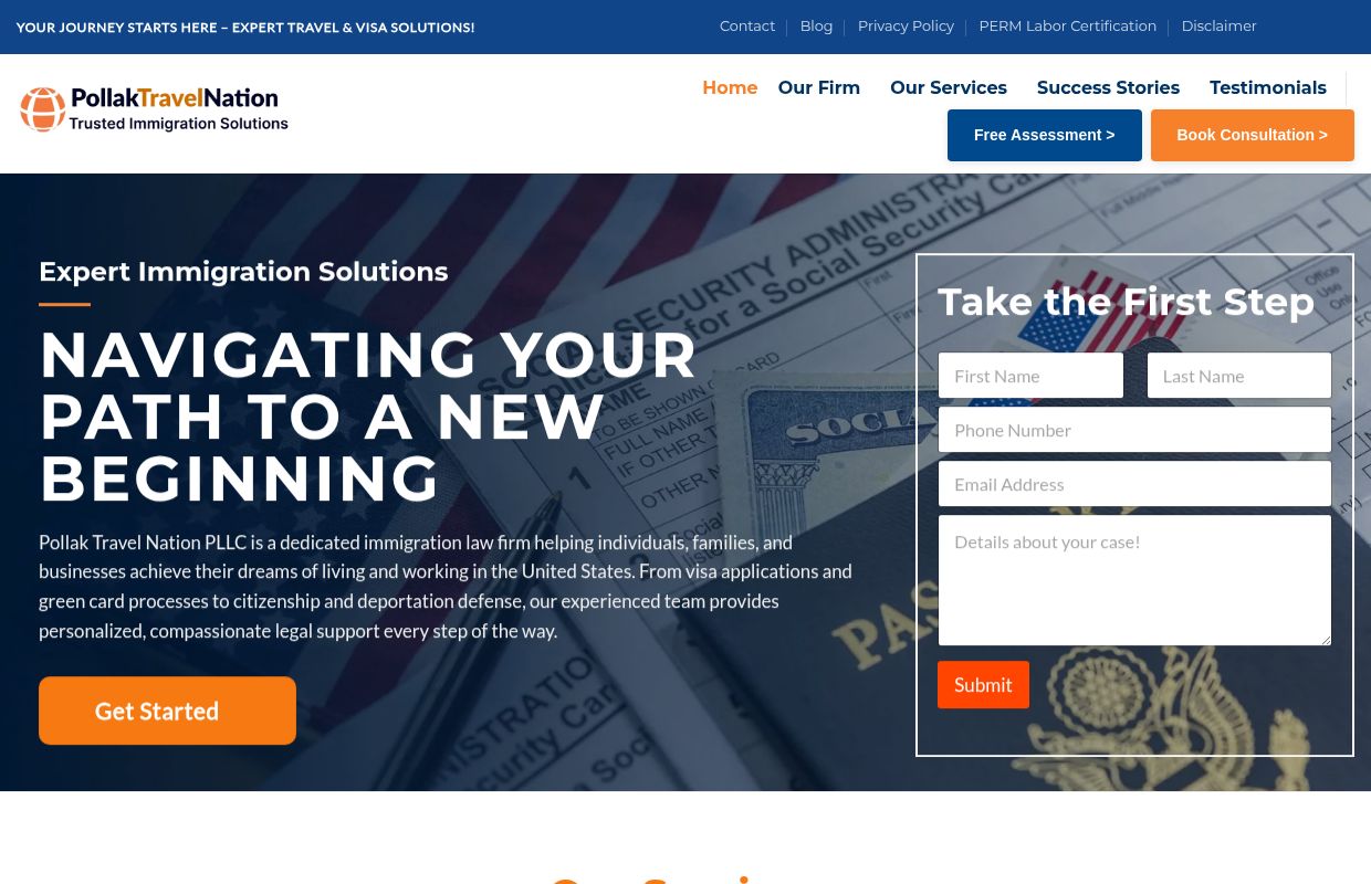 Pollak Travel Nation | Trusted US Immigration & Visa Services | Pollak Travel Nation