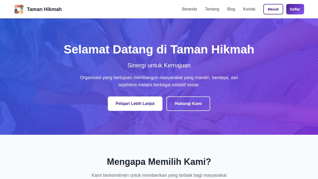 Beranda | Taman Hikmah