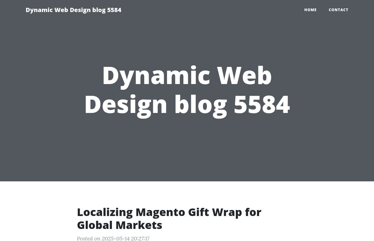 Dynamic Web Design blog 5584 | Tearosediner