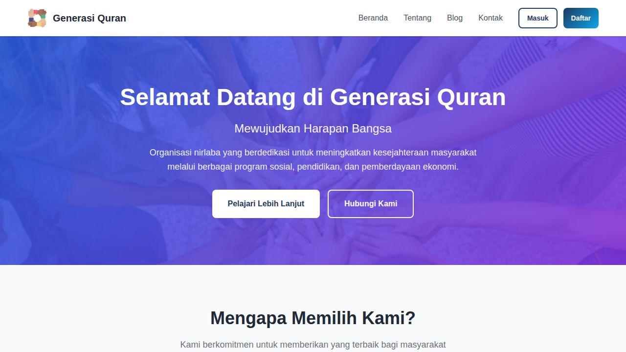Beranda | Generasi Quran