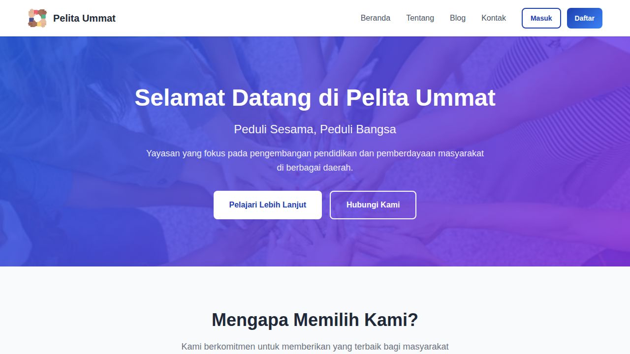 Beranda | Pelita Ummat