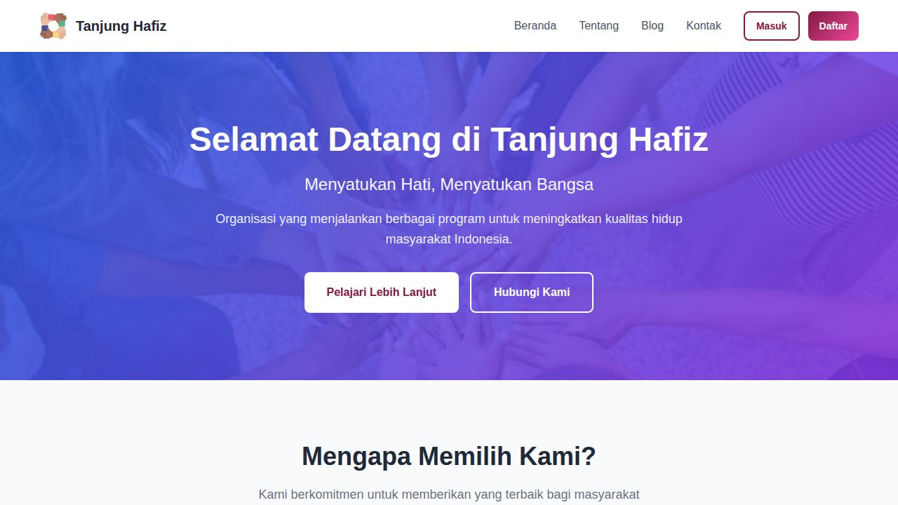 Beranda | Tanjung Hafiz